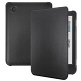 Kobo Clara BW / Clara Colour hoes (6 inch) echt leren sleepcover - Zwart