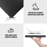 Kobo Clara BW / Clara Colour hoes (6 inch) echt leren sleepcover - Zwart