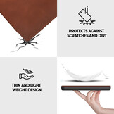 Kobo Libra Colour hoes (7 inch) echt leren sleepcover - Cognac