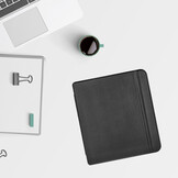 Kobo Libra Colour hoes (7 inch) echt leren sleepcover - Zwart