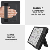 Kobo Libra Colour hoes (7 inch) Luxe stand sleepcover - Zwart