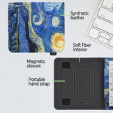 Kobo Libra Colour hoes (7 inch) Luxe stand sleepcover - Van Gogh Sterrennacht