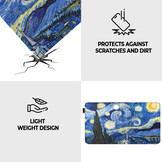 Kobo Libra Colour hoes (7 inch) Luxe stand sleepcover - Van Gogh Sterrennacht