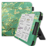 Kobo Libra Colour hoes (7 inch) Luxe stand sleepcover - Van Gogh Amandelbloesem