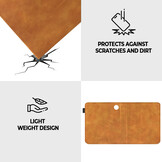 Kobo Libra Colour hoes (7 inch) Luxe stand sleepcover - Bruin