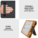 Kobo Libra Colour hoes (7 inch) Luxe stand sleepcover - Bruin