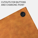 Kobo Libra Colour hoes (7 inch) Luxe stand sleepcover - Bruin