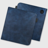 Kobo Libra Colour hoes (7 inch) Luxe stand sleepcover - Blauw