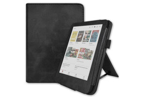 Lunso Kobo Clara BW / Clara Colour hoes (6 inch) - Luxe Stand sleepcover - Zwart