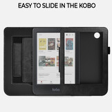 Kobo Clara BW / Clara Colour hoes (6 inch) Luxe stand sleepcover - Zwart