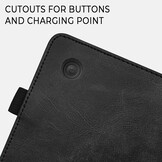 Kobo Clara BW / Clara Colour hoes (6 inch) Luxe stand sleepcover - Zwart