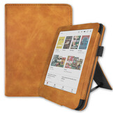 Kobo Clara BW / Clara Colour hoes (6 inch) Luxe stand sleepcover - Bruin