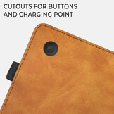 Kobo Clara BW / Clara Colour hoes (6 inch) Luxe stand sleepcover - Bruin