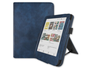 Lunso Kobo Clara BW / Clara Colour hoes (6 inch) - Luxe Stand sleepcover - Blauw