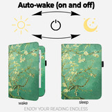 Kobo Clara BW / Clara Colour hoes (6 inch) Luxe stand sleepcover - Van Gogh Amandelbloesem