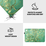 Kobo Clara BW / Clara Colour hoes (6 inch) Luxe stand sleepcover - Van Gogh Amandelbloesem