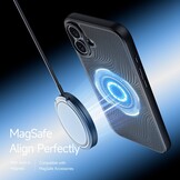 iPhone 16 hoesje Dux Ducis  Aimo Magsafe Backcover  - Zwart