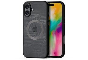 Dux Ducis Aimo iPhone 16 Plus hoesje - Magsafe Backcover - Zwart