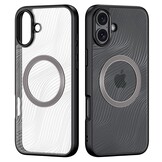 iPhone 16 Plus hoesje Dux Ducis Aimo Magsafe Backcover - Zwart