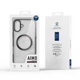 iPhone 16 Plus hoesje Dux Ducis Aimo Magsafe Backcover - Zwart