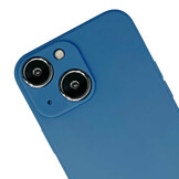 iPhone 13 Telefoonhoes met koord + Kralenketting Blauw