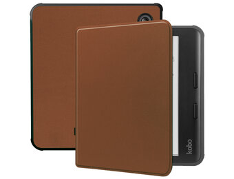 Lunso Kobo Libra Colour hoes (7 inch) - sleepcover - Bruin