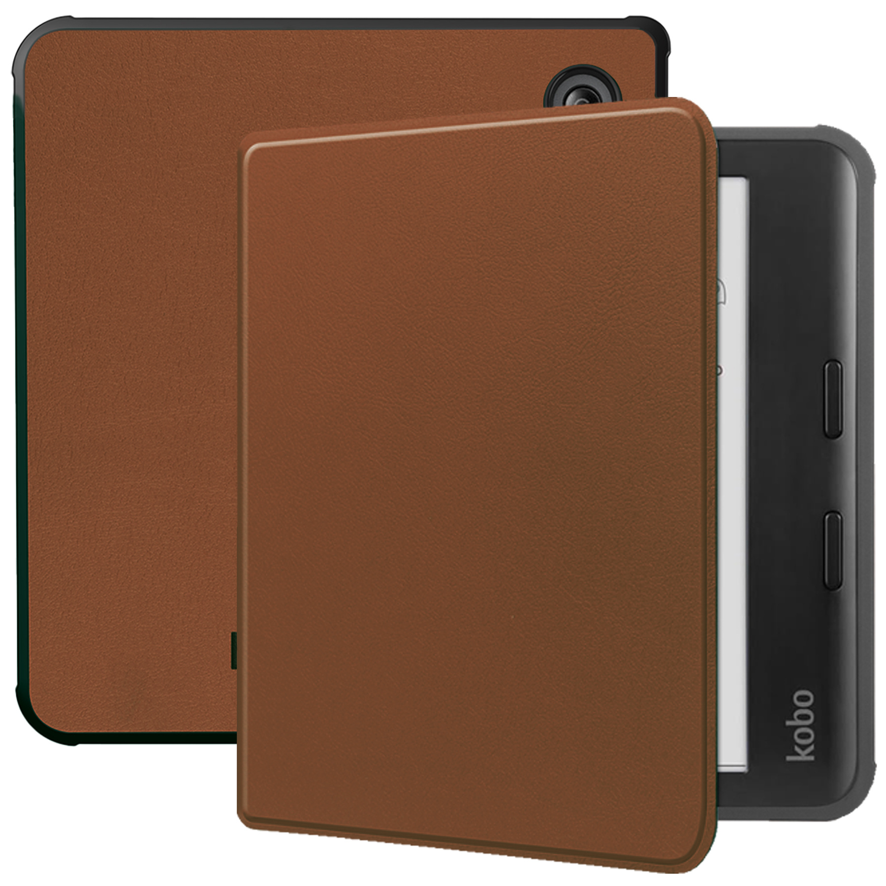 Kobo Libra Colour hoes (7 inch) Sleepcover - Bruin