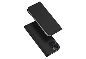 Dux Ducis iPhone 16 Pro Max hoesje - Slim bookcase - Zwart