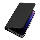 iPhone 16 Pro Max hoesje Slim Bookcase - Zwart