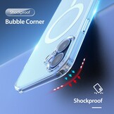 Dux Ducis iPhone 16  hoesje Magsafe backcover - Bayer Transparant