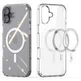 Dux Ducis iPhone 16  hoesje Magsafe backcover - Bayer Transparant