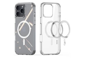 Dux Ducis iPhone 16 Pro  hoesje - Magsafe backcover - Bayer Transparant