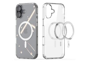 Dux Ducis iPhone 16 Plus hoesje - Magsafe backcover - Bayer Transparant