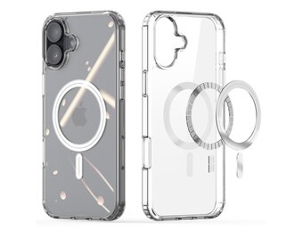 Dux Ducis iPhone 16 Plus hoesje - Magsafe backcover - Bayer Transparant