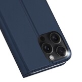 iPhone 16 Pro hoesje Slim Bookcase - Blauw