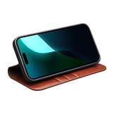 iPhone 16 Plus leren bookcase hoesje - Bruin