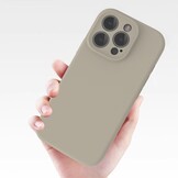 iPhone 16 Pro Max Hoesje Flexibel siliconen Backcover - Lichtroze