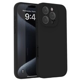 iPhone 16 Pro  Hoesje Flexibel siliconen Backcover - Zwart