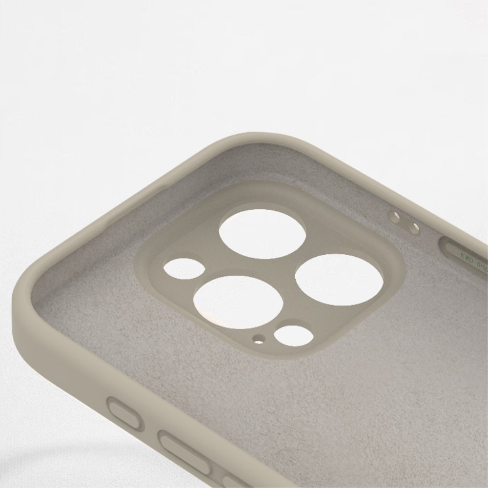 iPhone 16 Pro  Hoesje Flexibel siliconen Backcover -  Geel