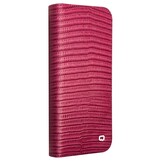 iPhone 16 Pro Max leren bookcase hoesje - Croco Roze