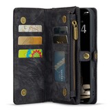 iPhone 16 Plus hoesje Vintage 2 in 1 portemonnee - Zwart