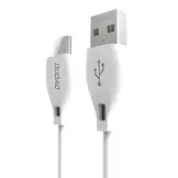 USB naar USB-C oplader en datakabel van 1 Meter - Wit