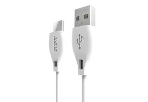 Dudao USB naar USB-C oplader - Oplaadkabel - Datakabel - 1 Meter - Wit