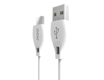 Dudao USB naar USB-C oplader - Oplaadkabel - Datakabel - 1 Meter - Wit