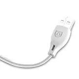 USB naar USB-C oplader en datakabel van 1 Meter - Wit