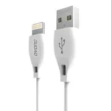 USB naar Lightning iPhone en iPad oplader en datakabel van 1 Meter - Wit