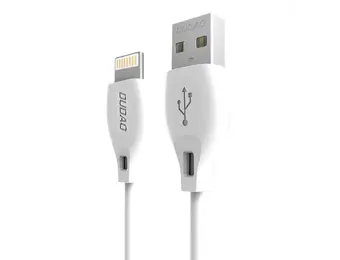 Dudao USB naar Lightning iPhone oplader - Oplaadkabel - Datakabel - 1 Meter - Wit