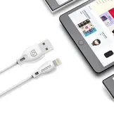 USB naar Lightning iPhone en iPad oplader en datakabel van 1 Meter - Wit