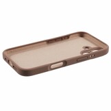 iPhone 16 Plus Hoesje Flexibel siliconen Backcover - Bruin