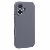 iPhone 16  Hoesje Flexibel siliconen Backcover - Donkergrijs